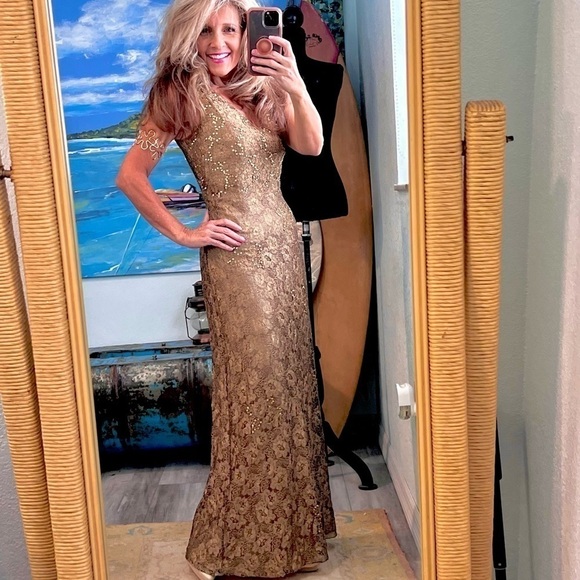 🔥Rimini by Shaw,Exquisite Sequined Stunner,Gorgeous Piece!Zip-Back,Lined,Size 4 - Picture 3 of 14